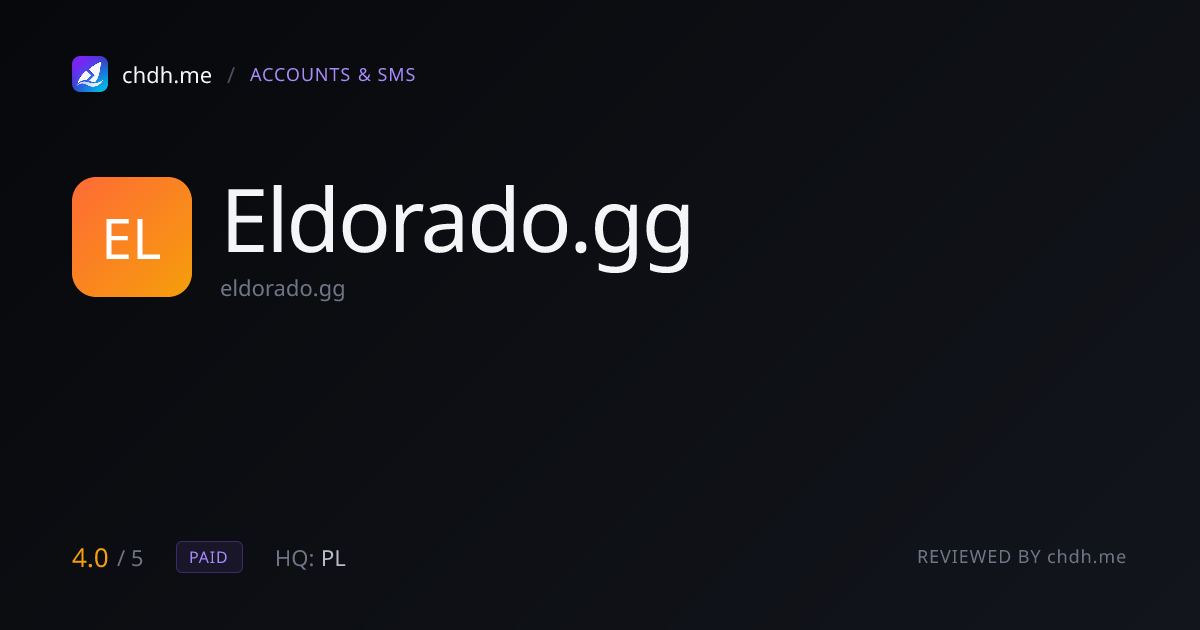 Eldorado.gg