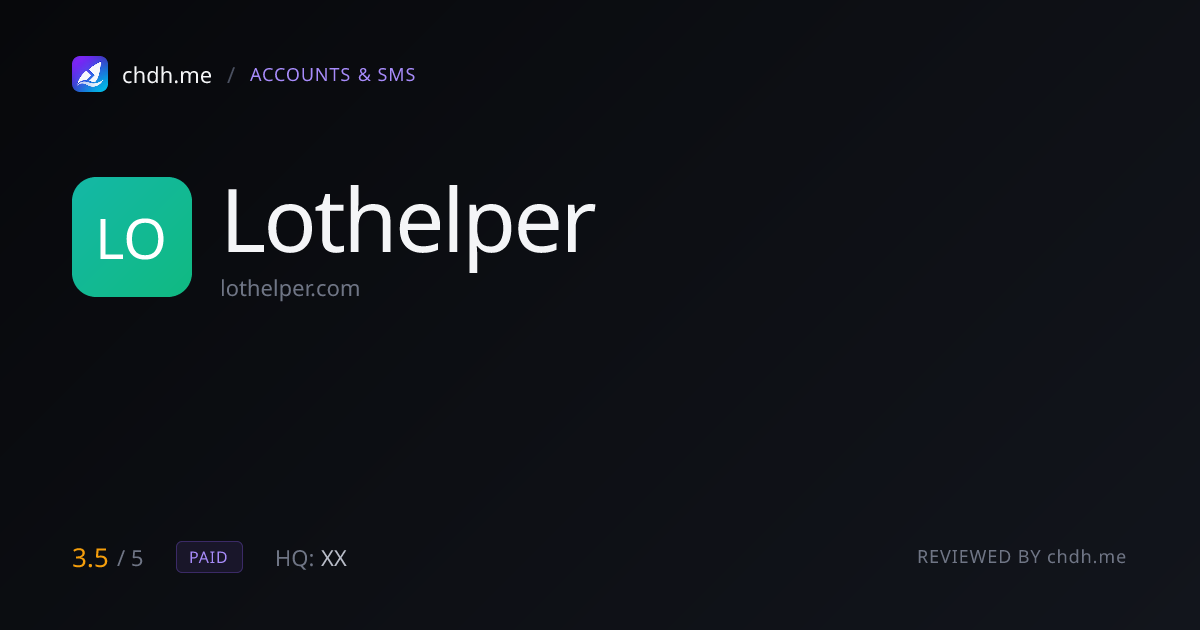 Lothelper