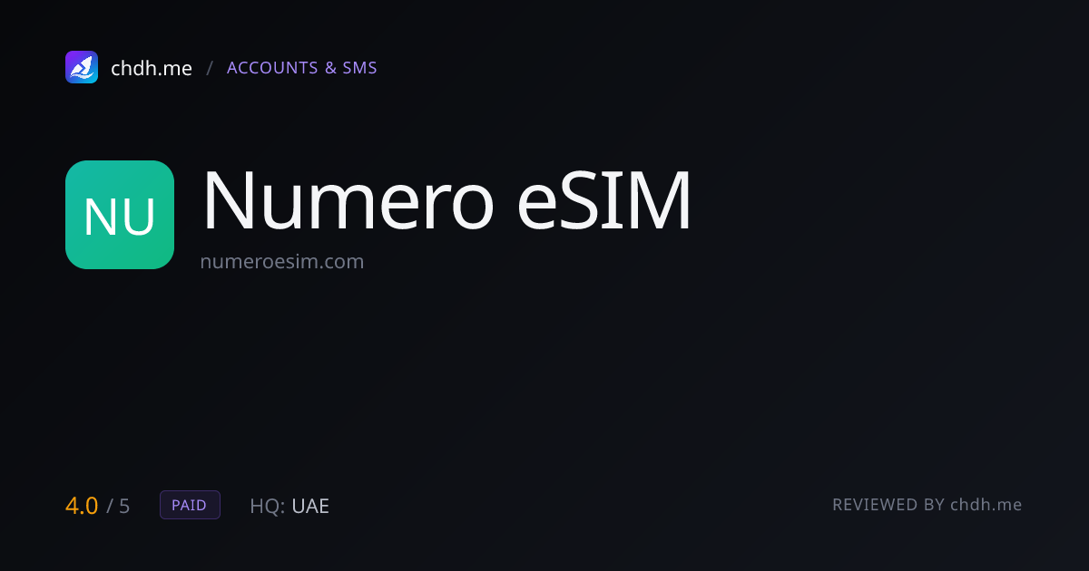 Numero eSIM