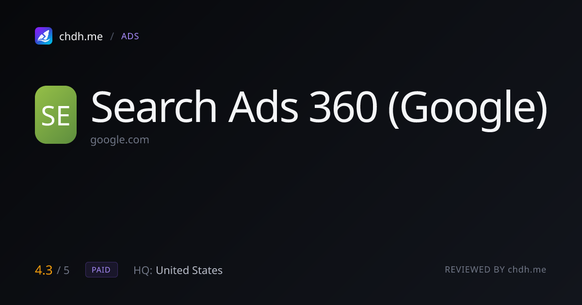 Search Ads 360