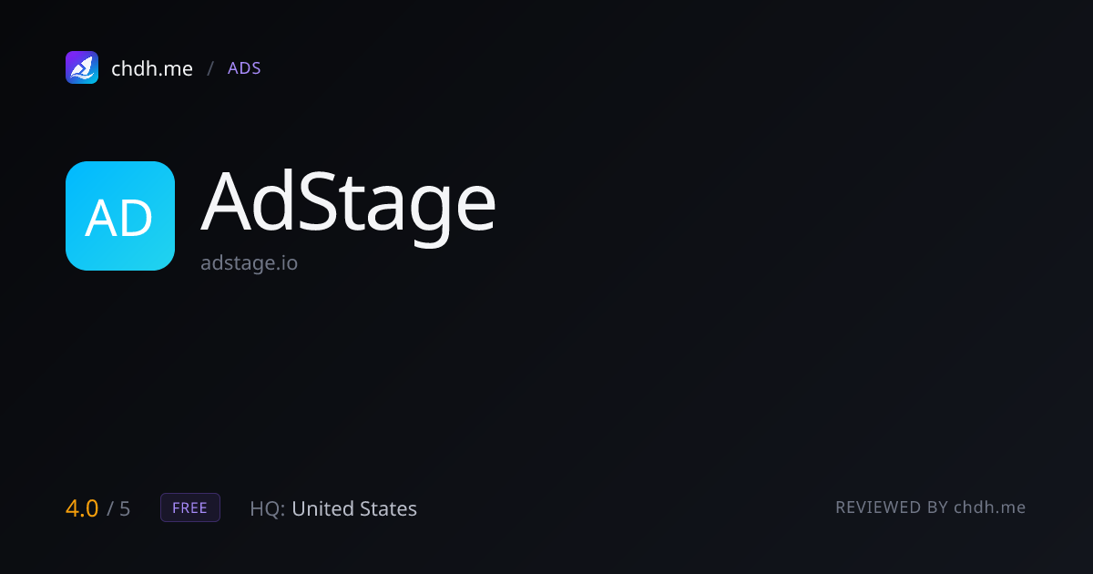 AdStage(已被 TapClicks 收购)