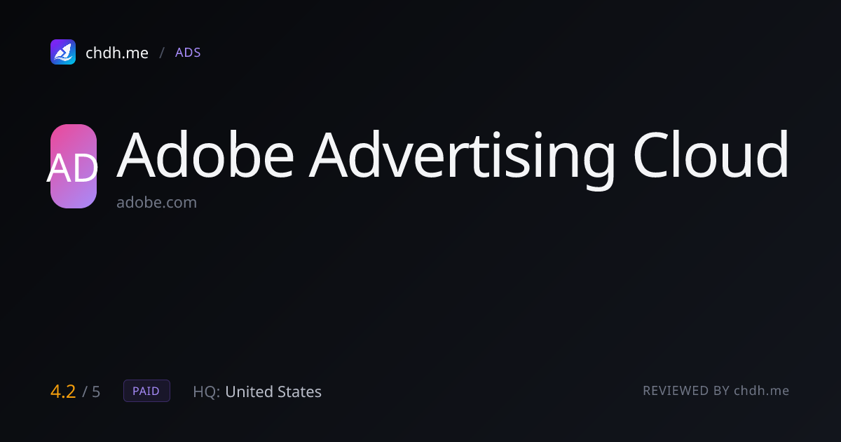 Adobe Advertising Cloud