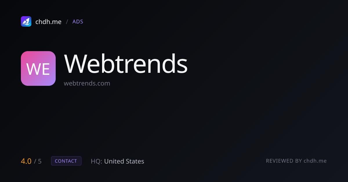 Webtrends