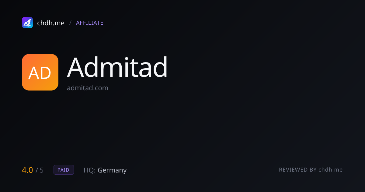 Admitad / Mitgo