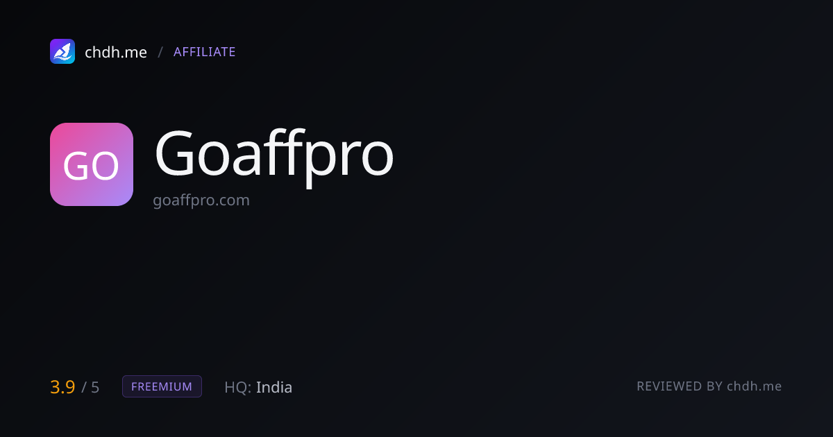 Goaffpro
