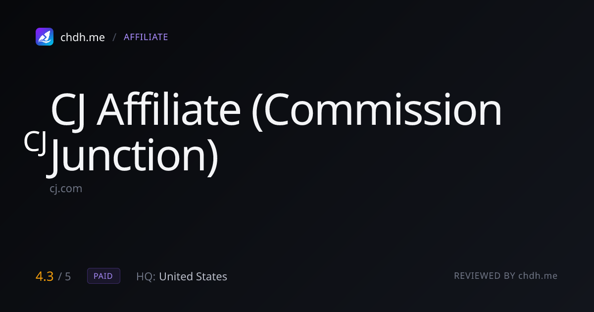 CJ Affiliate