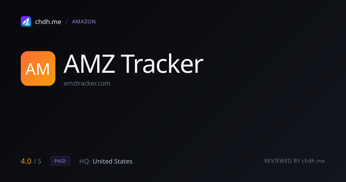 AMZ Tracker