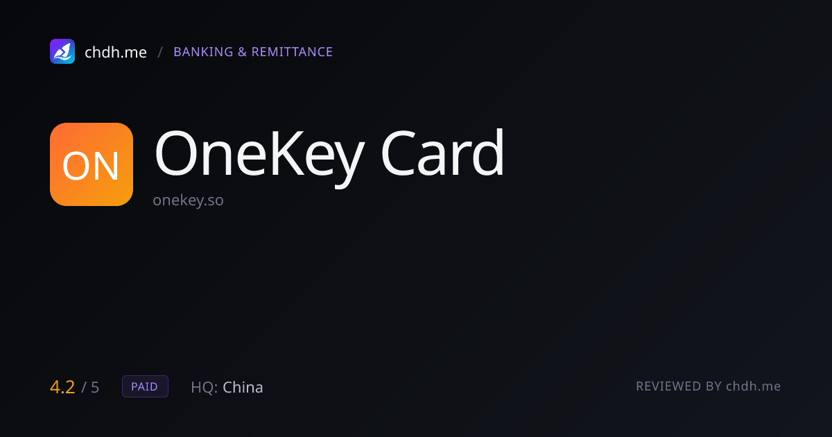 OneKey Card