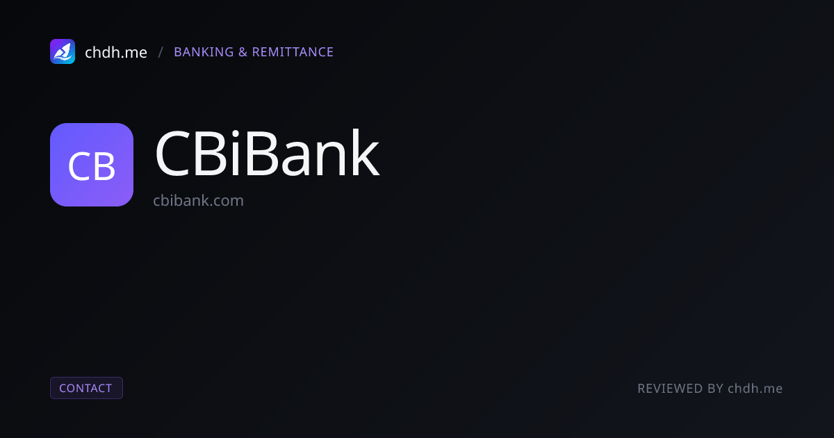 CBiBank(富港银行)