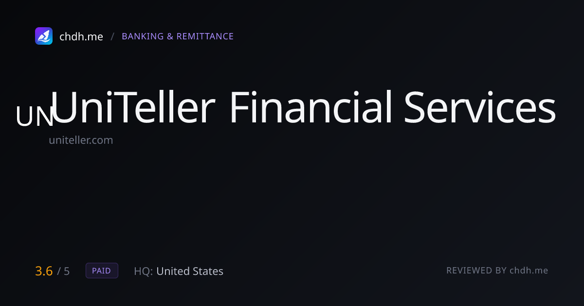 UniTeller Financial Services