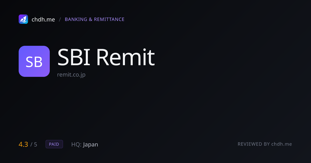 SBI Remit