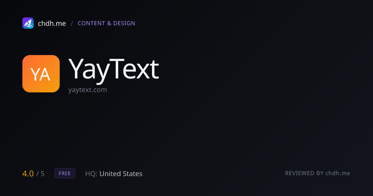 YayText
