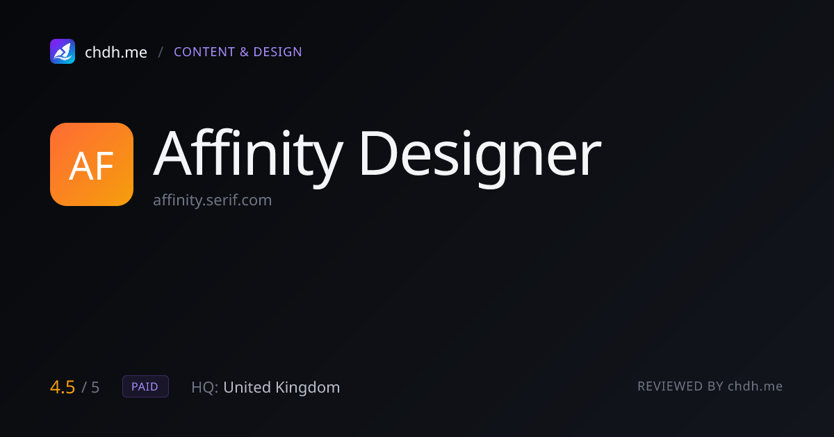 Affinity Designer