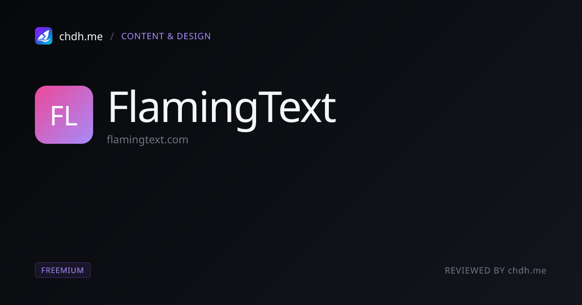FlamingText