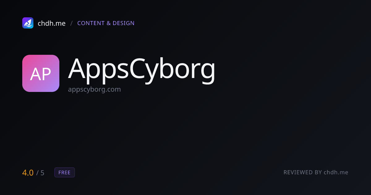 AppsCyborg / Image Cyborg
