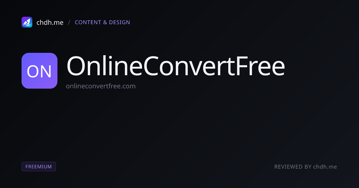 OnlineConvertFree