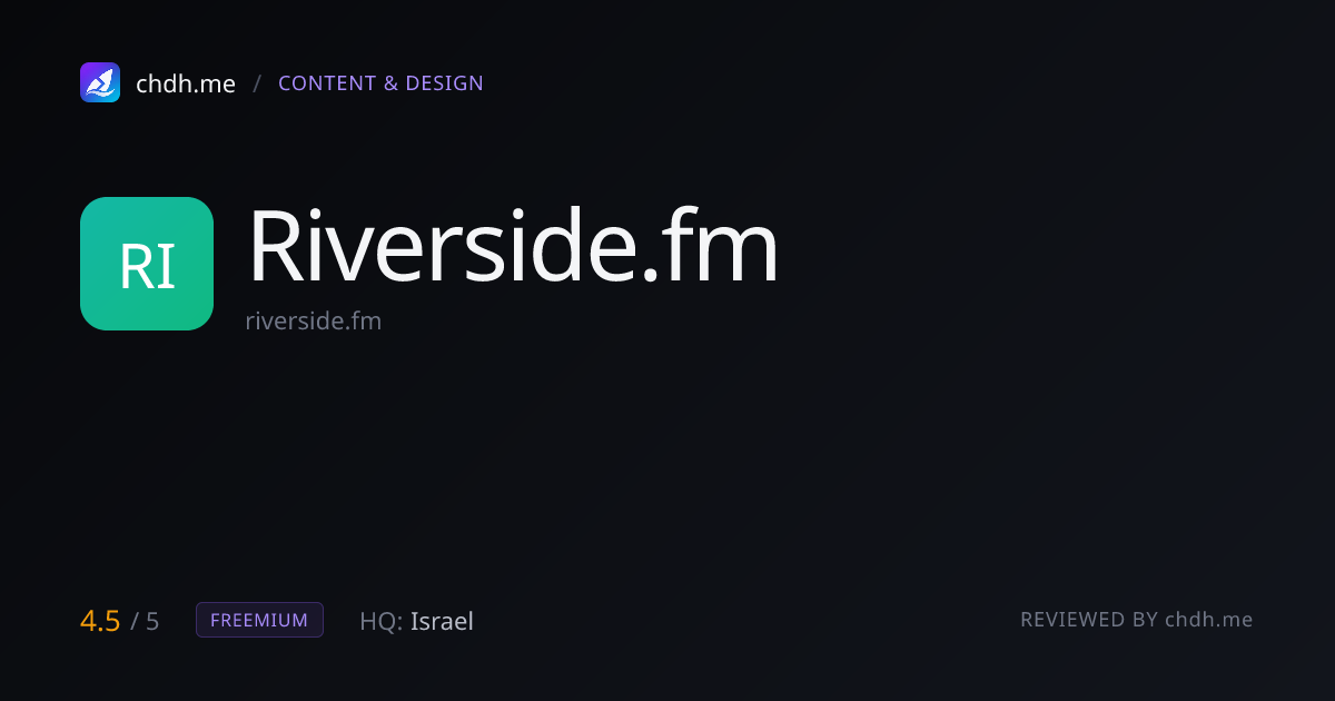 Riverside.fm