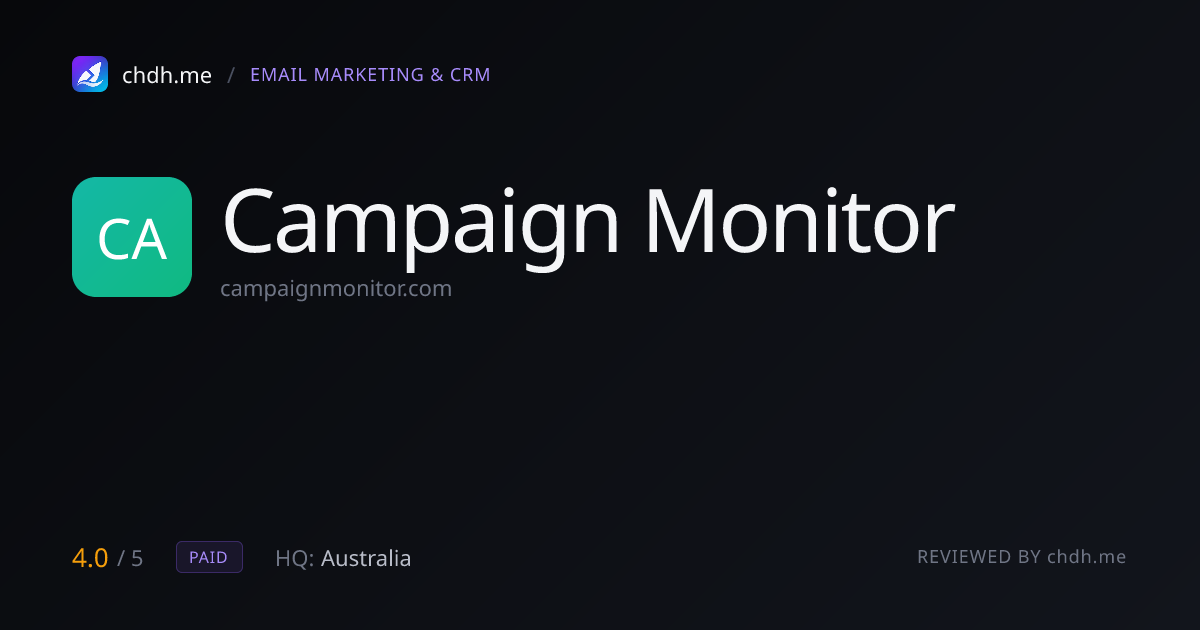 Campaign Monitor