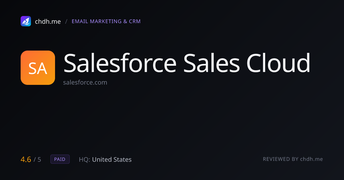 Salesforce CRM