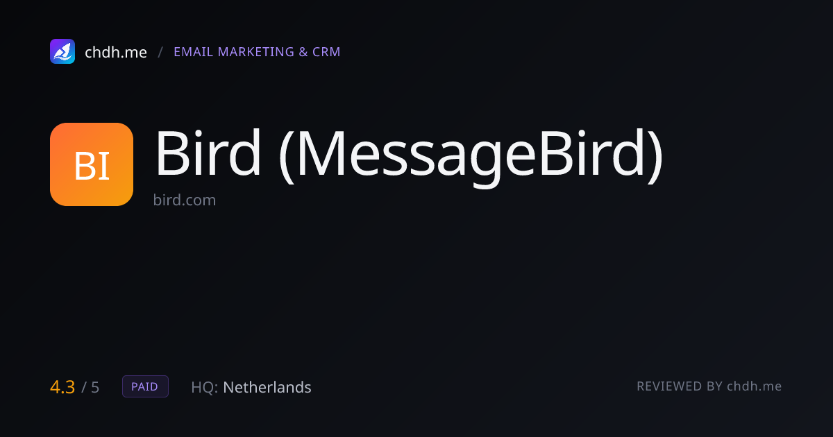 Bird (MessageBird)