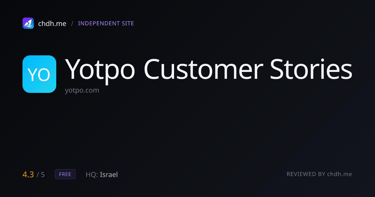 Yotpo Stories
