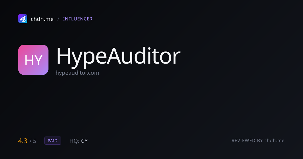 HypeAuditor