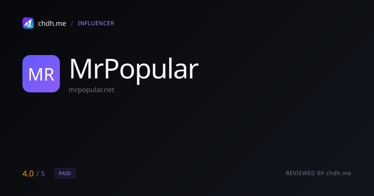 MrPopular