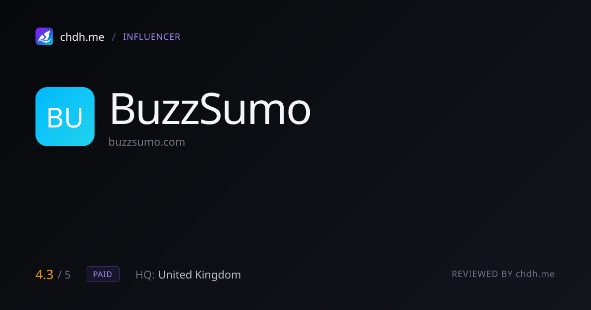 BuzzSumo