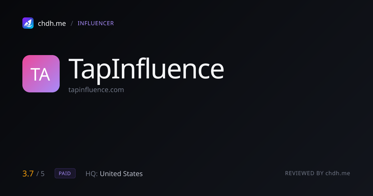 TapInfluence（已被 IZEA 收购）