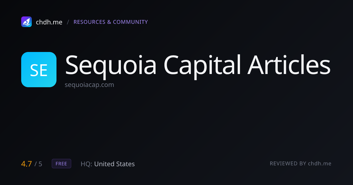 Sequoia Articles