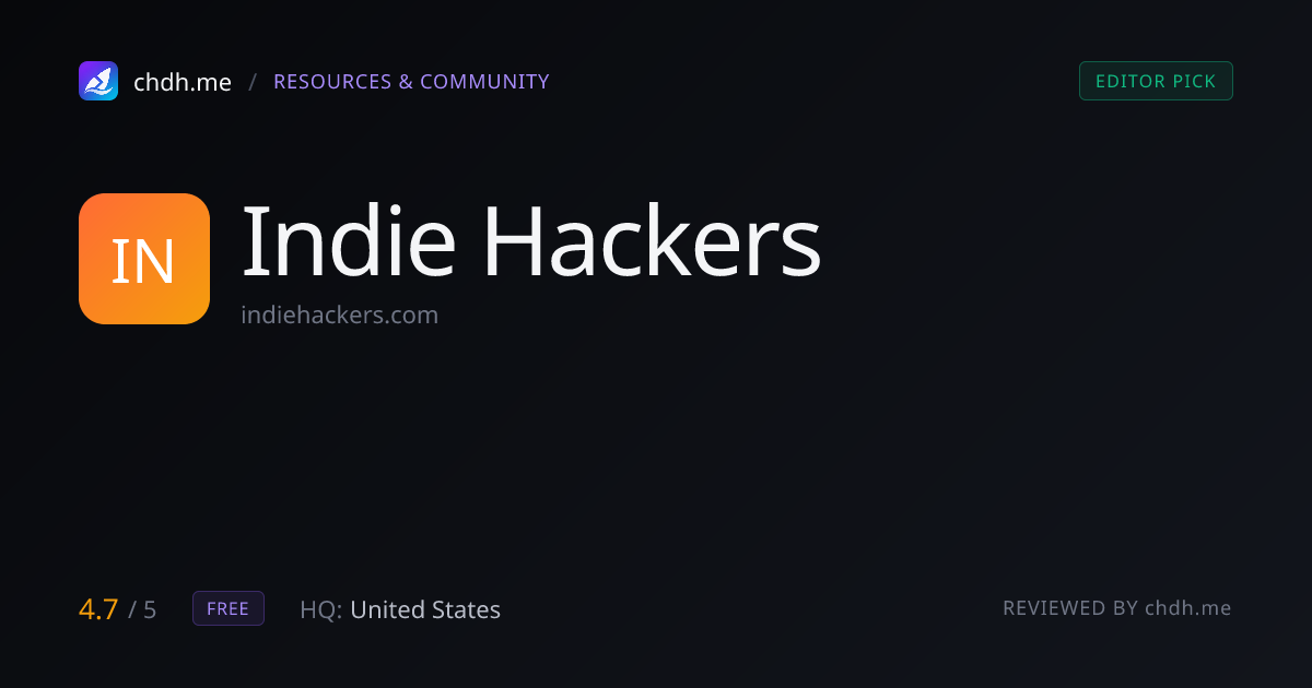 Indie Hackers