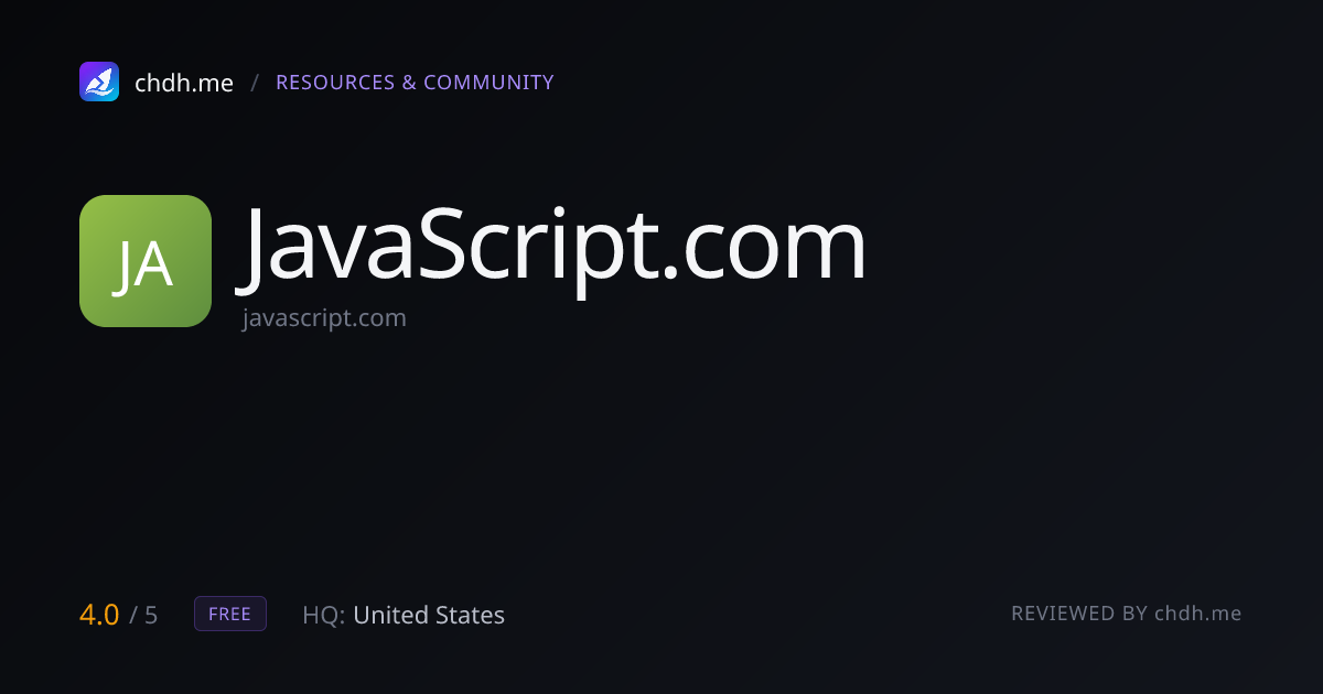 JavaScript.com