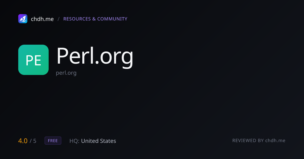 Perl.org