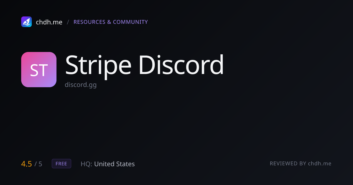 Stripe Discord