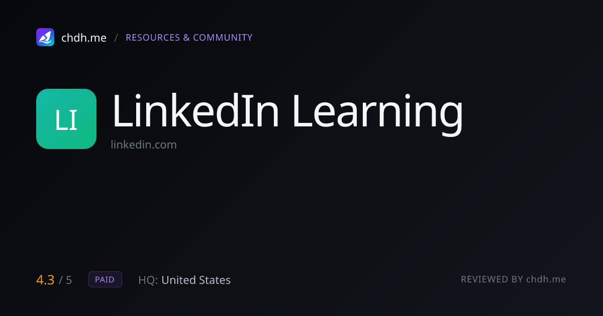 LinkedIn Learning