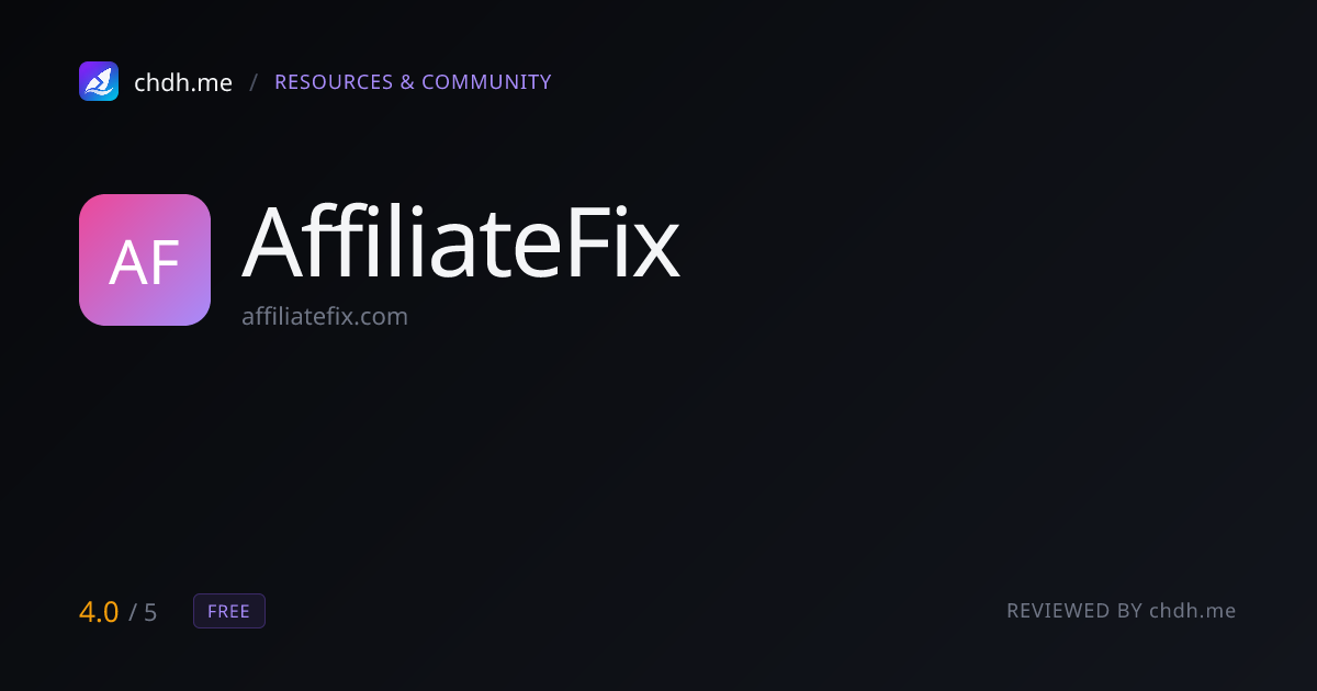 AffiliateFix