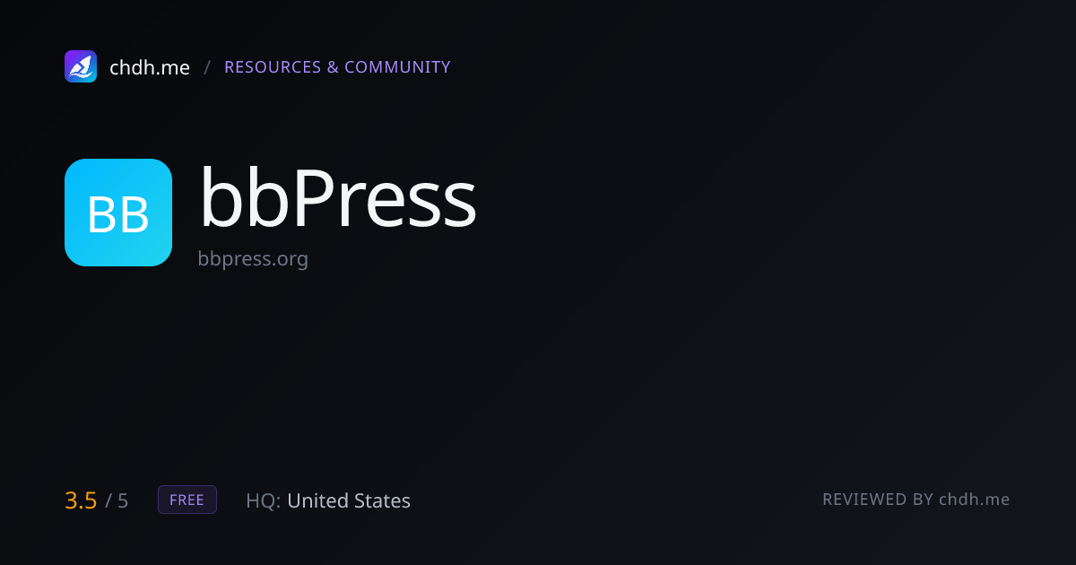 bbPress