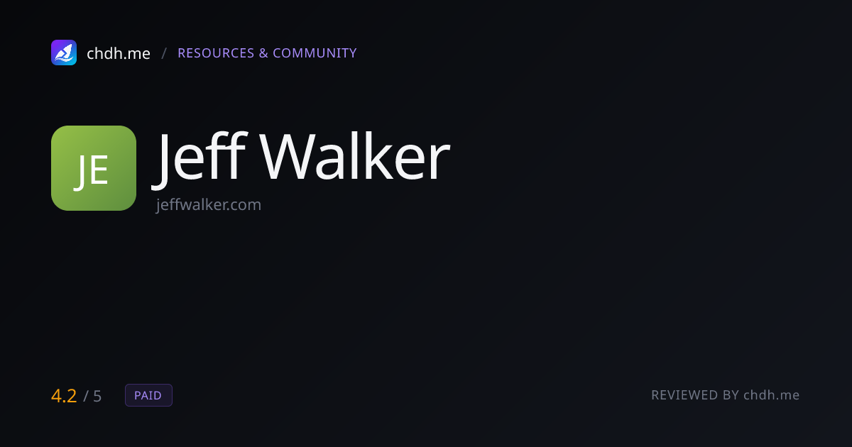 Jeff Walker
