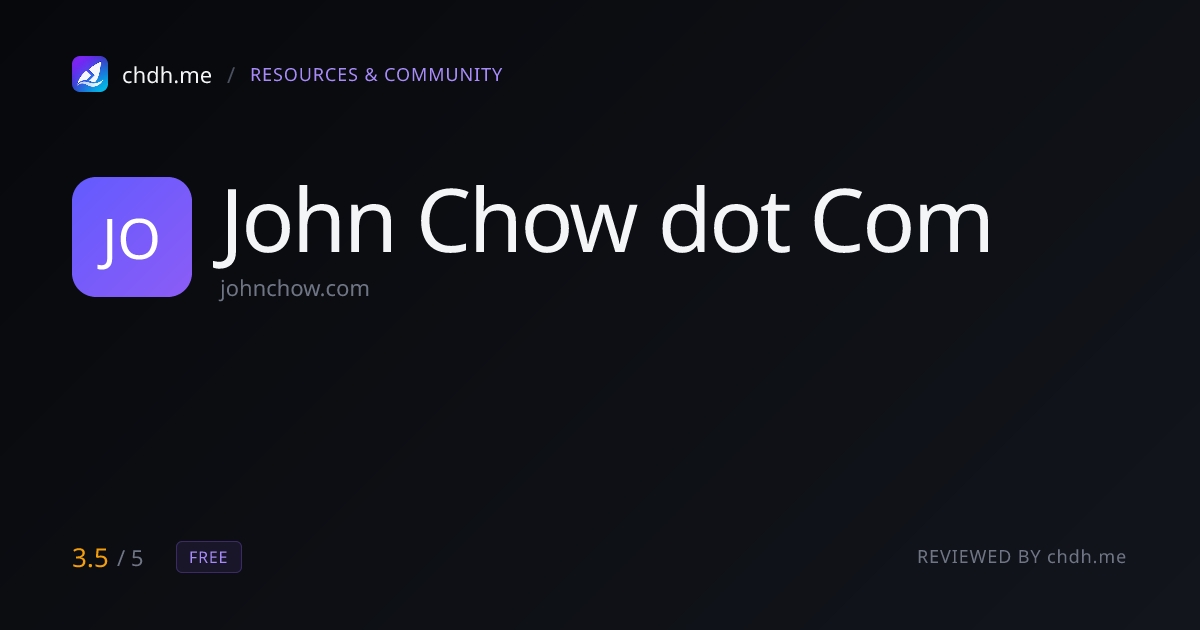 John Chow