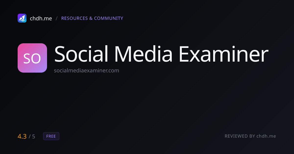 Social Media Examiner