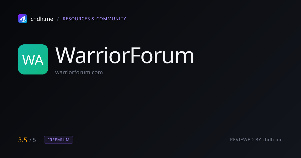 WarriorForum