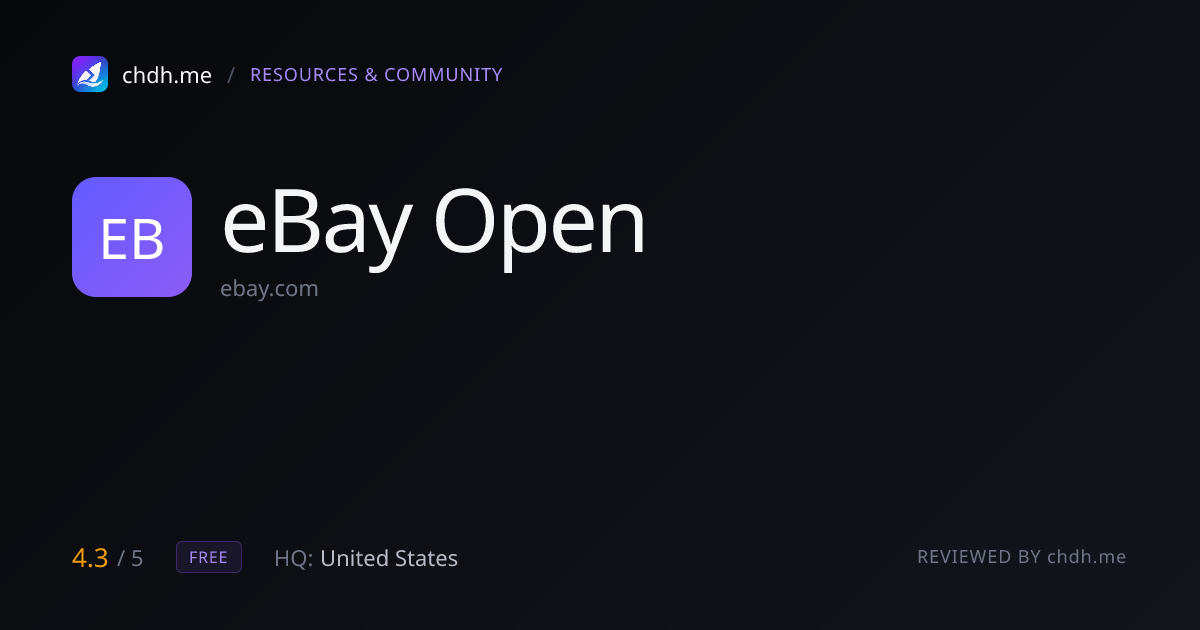 eBay Open