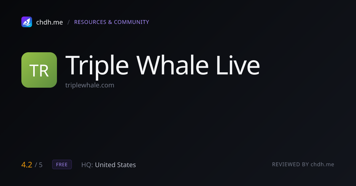 Triple Whale Live