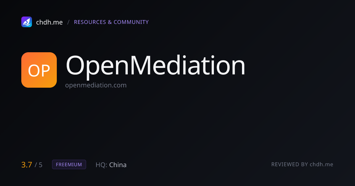 图数科技 OpenMediation