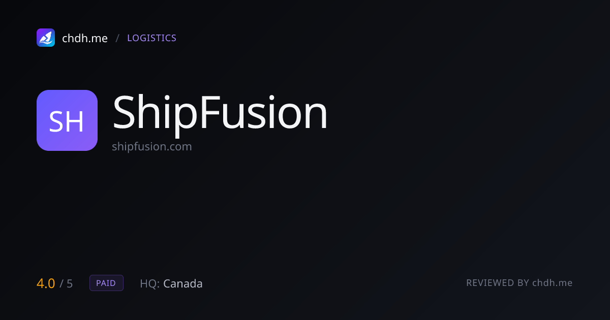 ShipFusion