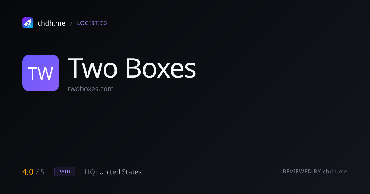 Two Boxes