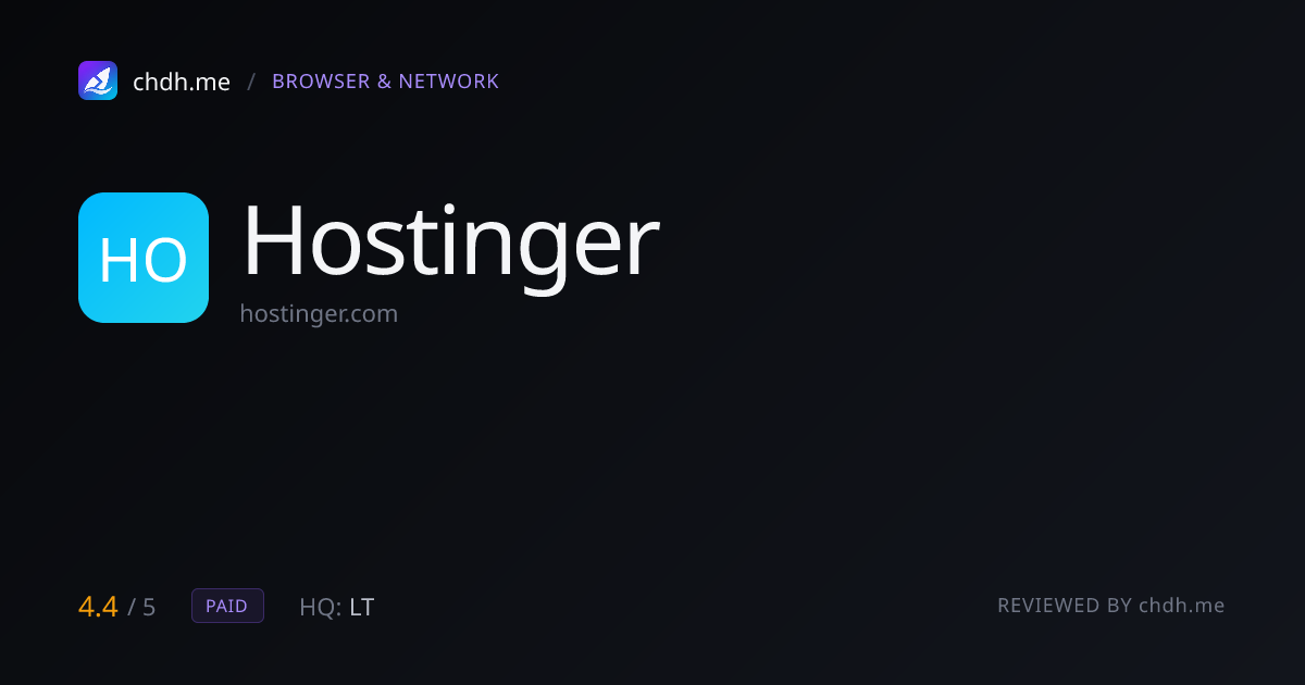 Hostinger
