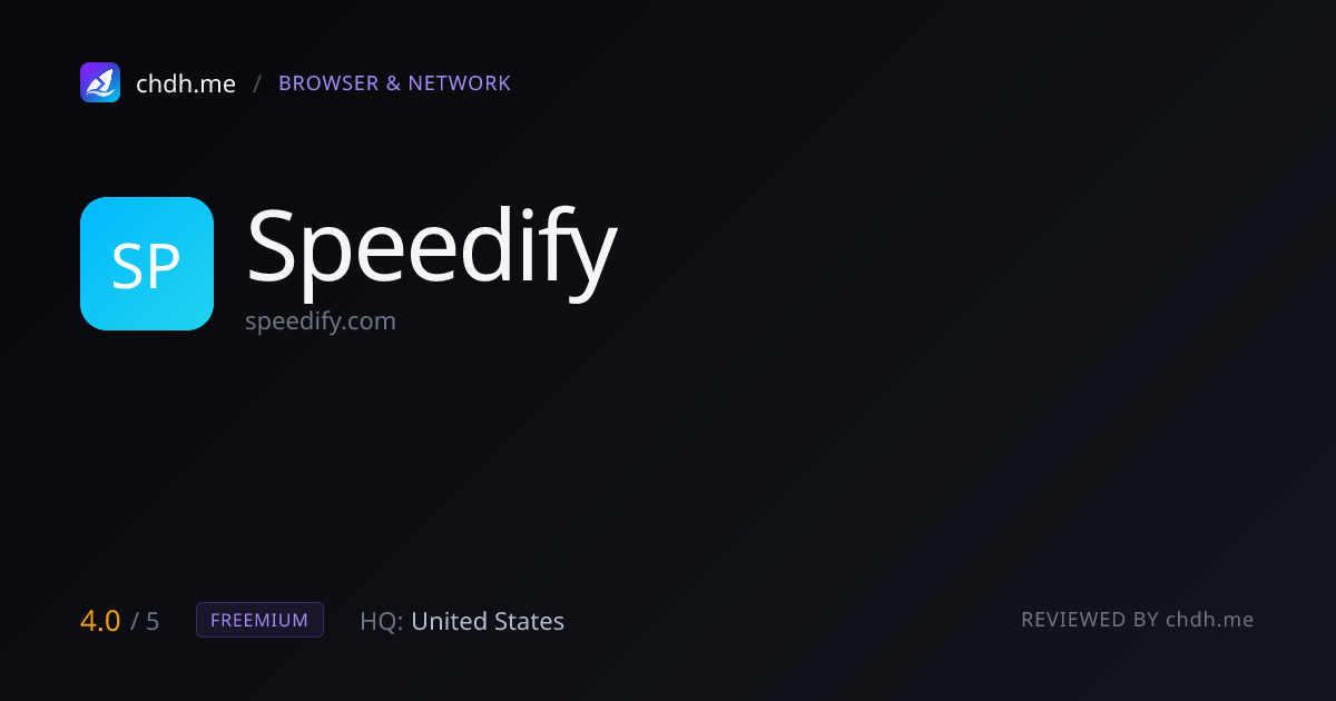 Speedify