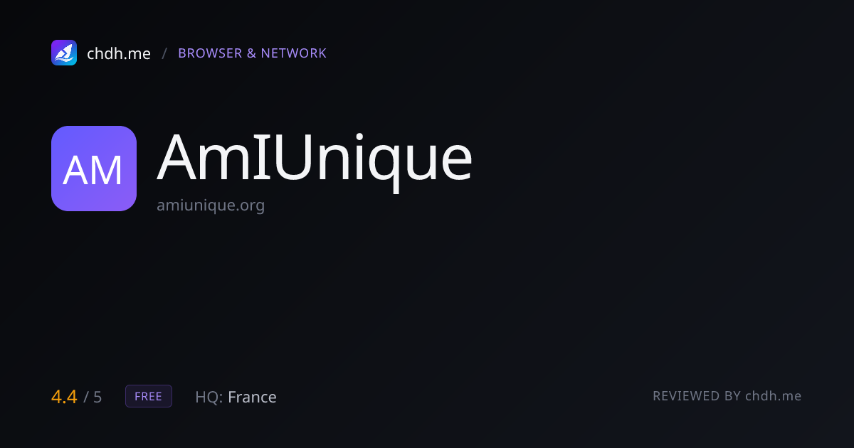 AmIUnique