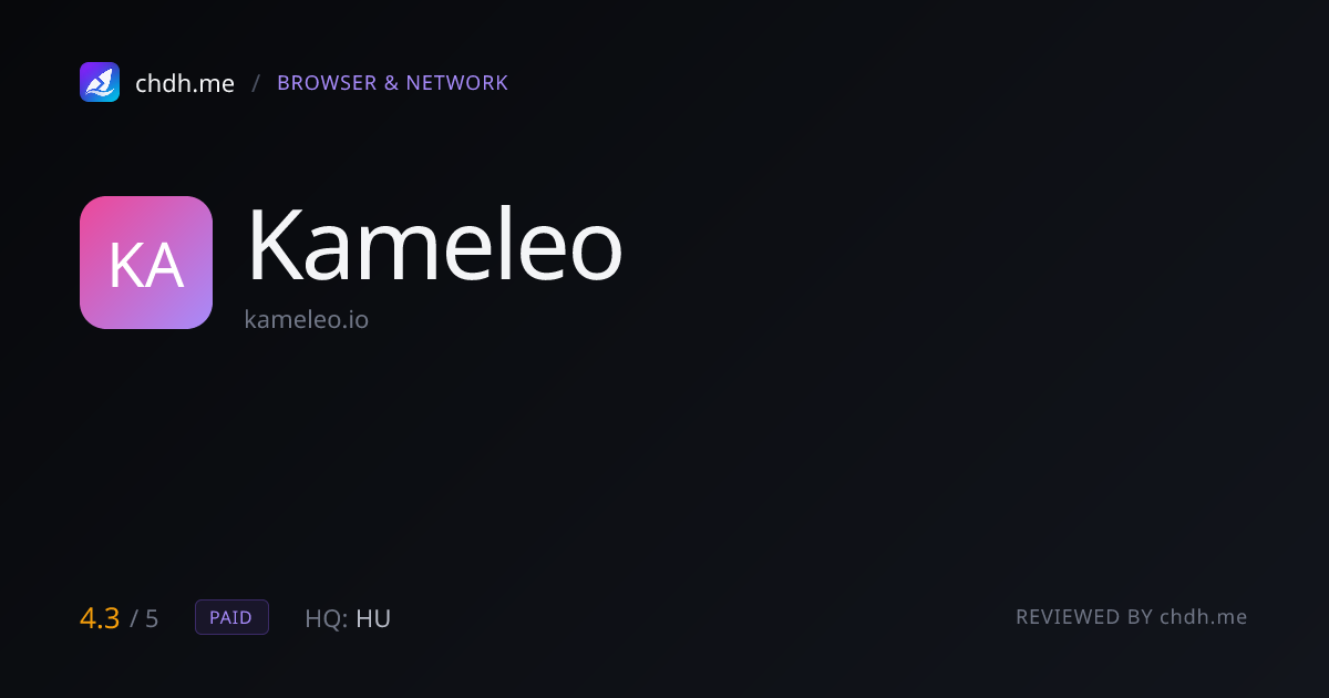 Kameleo